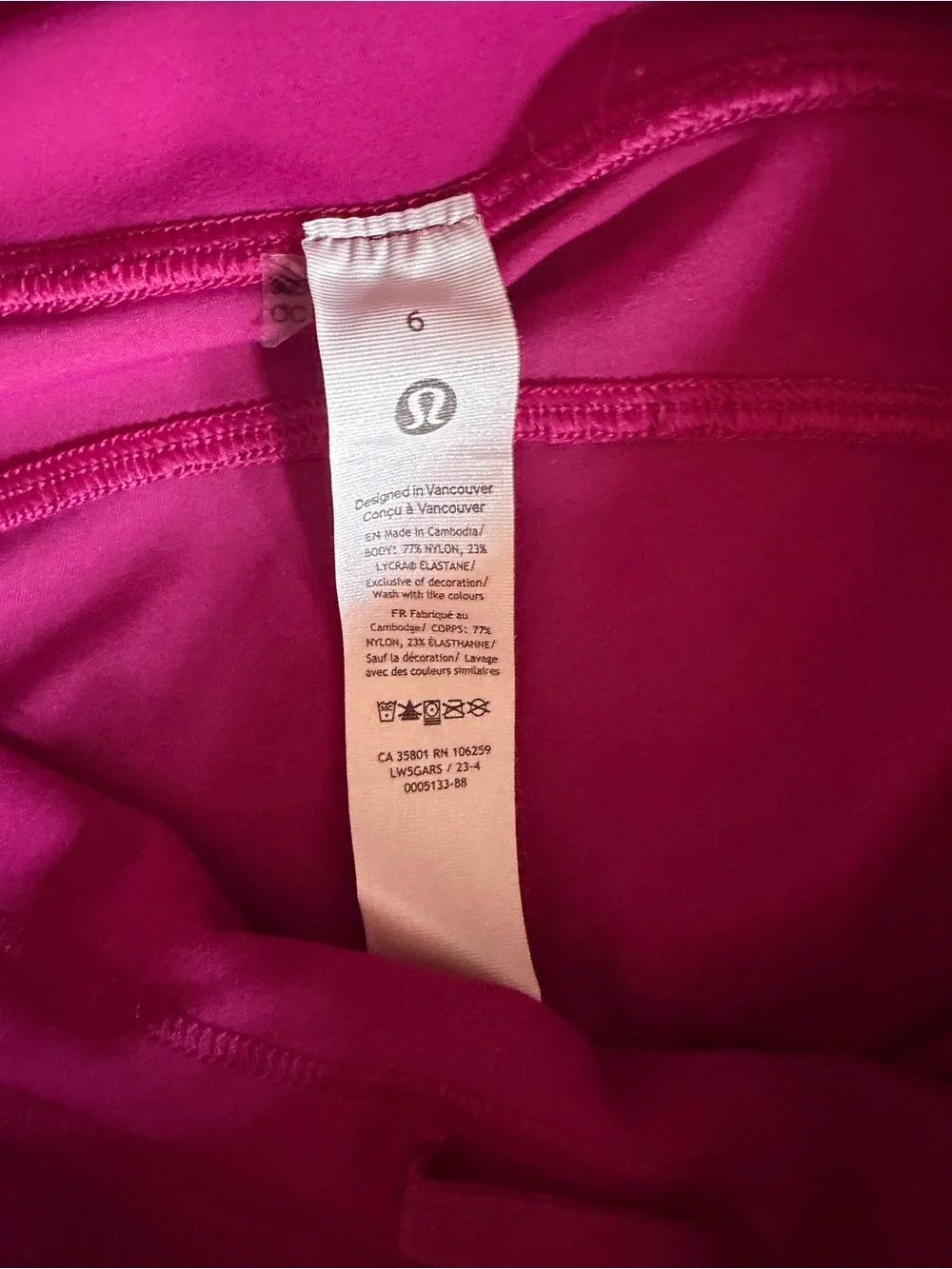 lululemon athletica Bright Pink Athletic Leggings